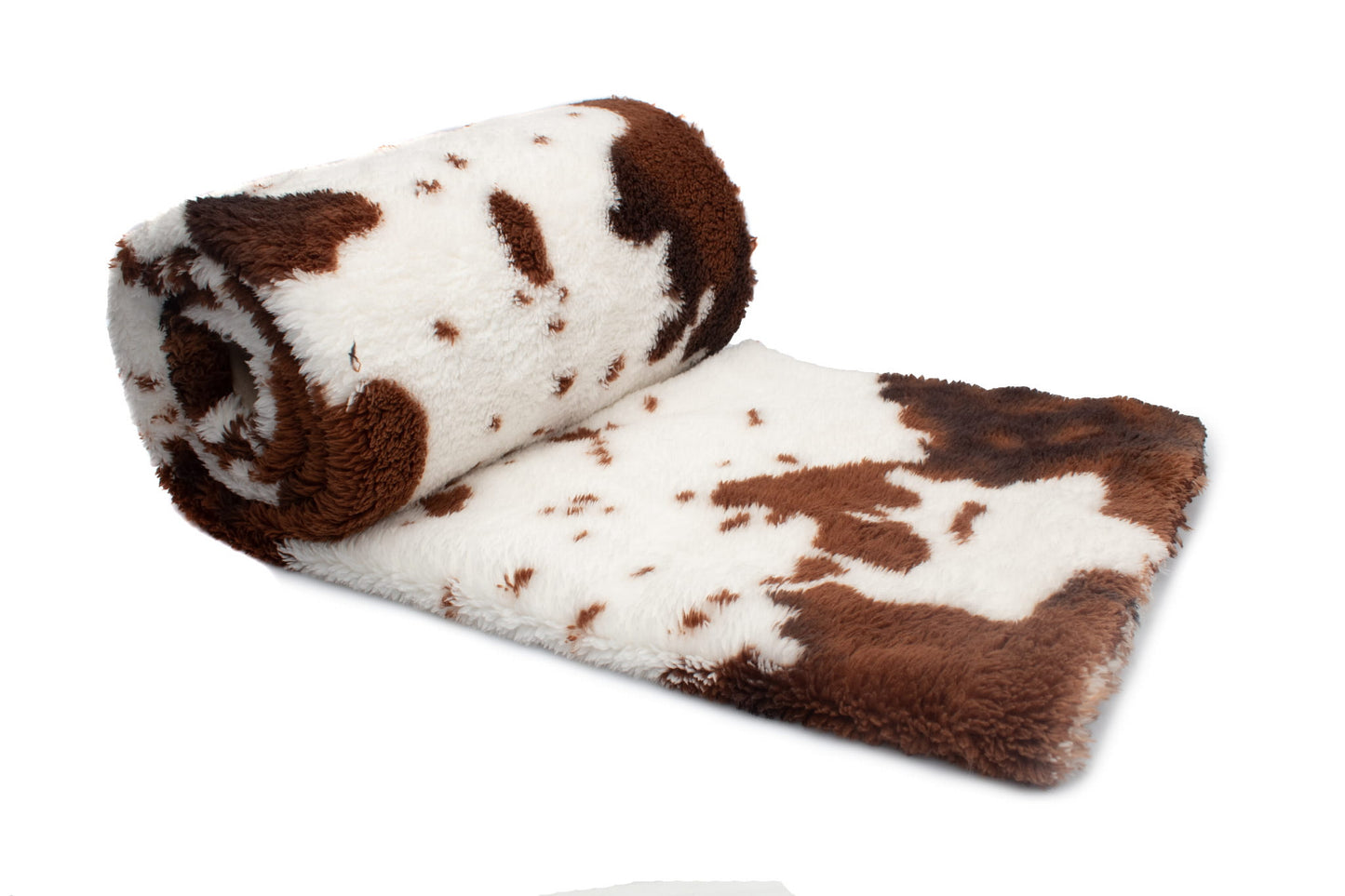 SISTA BITEN 50%! MINKY DUBBELSIDIG FUSKPÄLS - BRUN KO 103CM