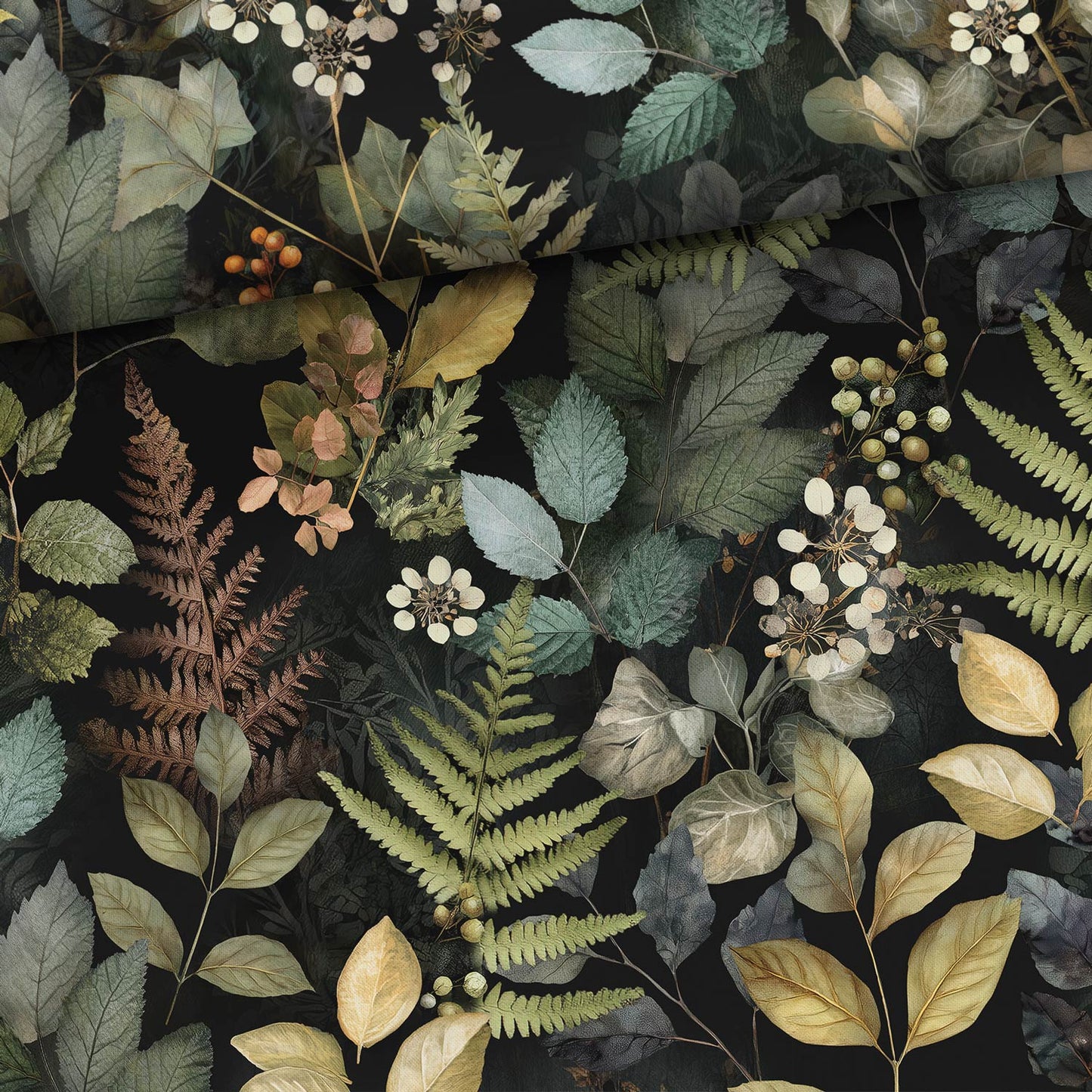 FÖRHANDSBOKNING! VÄVD BOMULL - SKOGS HERBARIUM