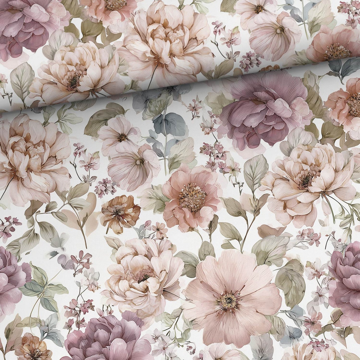 FÖRHANDSBOKNING! VÄVD BOMULL - MAGISKA BLOMMOR