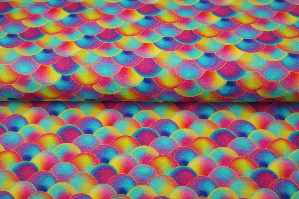 LR 50% JERSEY - FÄRGGLADA BUBBLOR