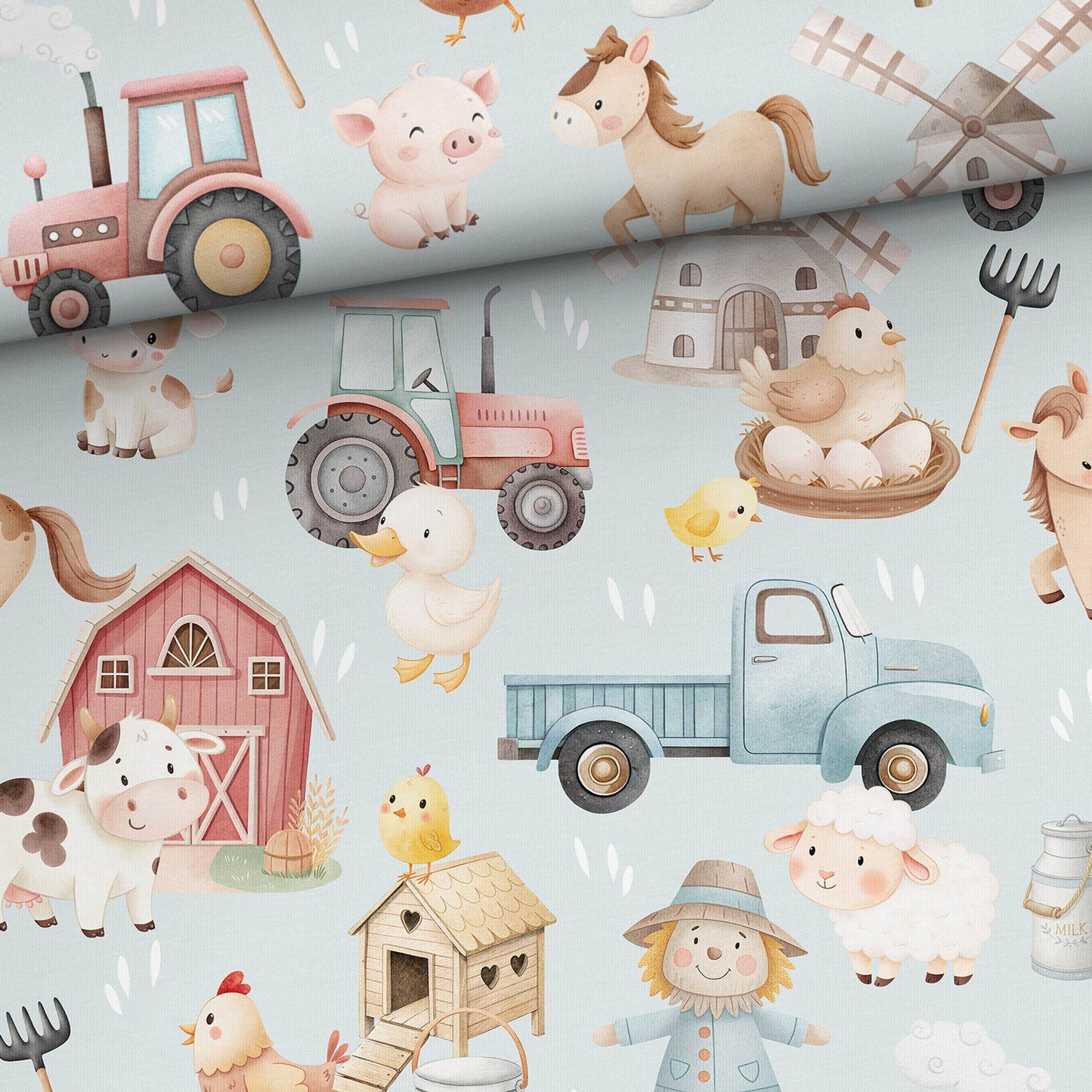 FÖRHANDSBOKNING! JERSEY - GLADA FARMENS BLÅ