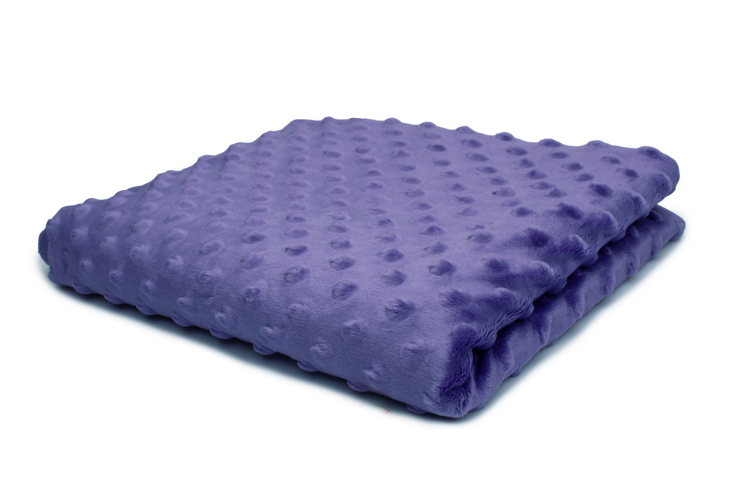 SISTA BITEN 50%! MINKY PLOPPAR LILA 90CM