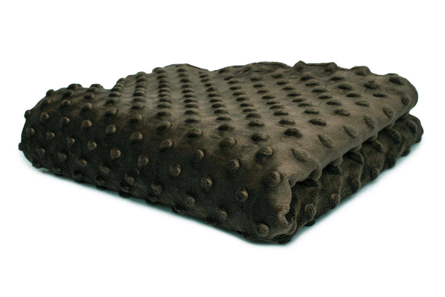SISTA BITEN! MINKY PLOPPAR MÖRKBRUN 76CM