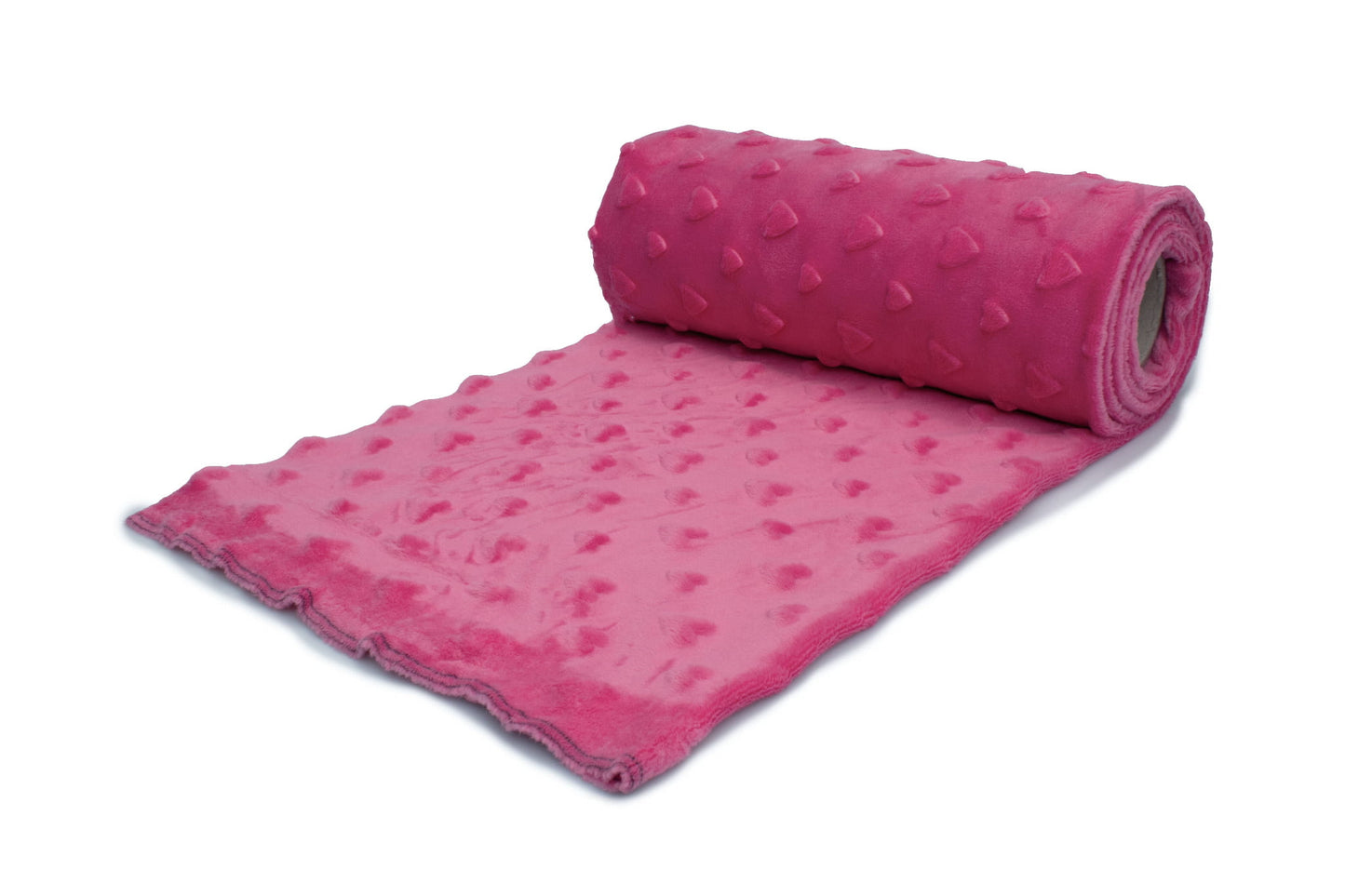 SISTA BITEN 50%! MINKY HJÄRTA FUCHSIA 83CM