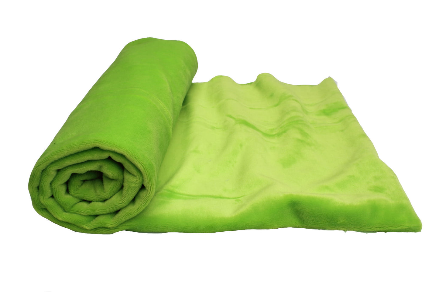 SISTA BITEN 50%! MINKY SAMMET LIMEGRÖN 42CM
