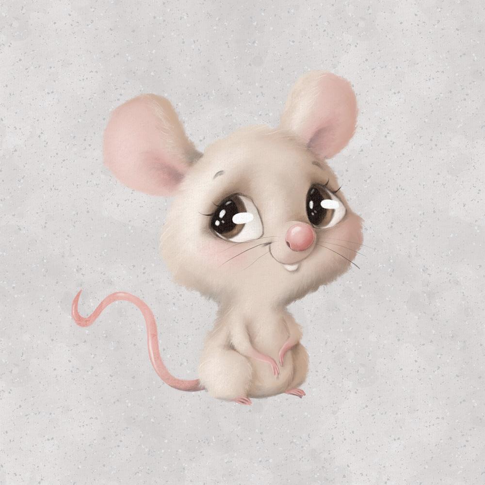LR 40% PANEL ÖGLAD COLLEGE - LITTLE SWEETIES GRAY MOUSSE