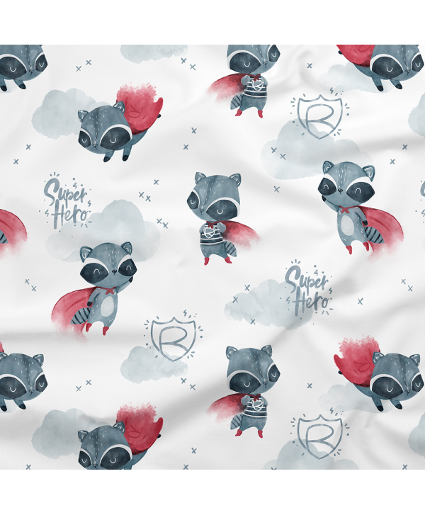 LR 50% JERSEY - SUPERHERO RACOON