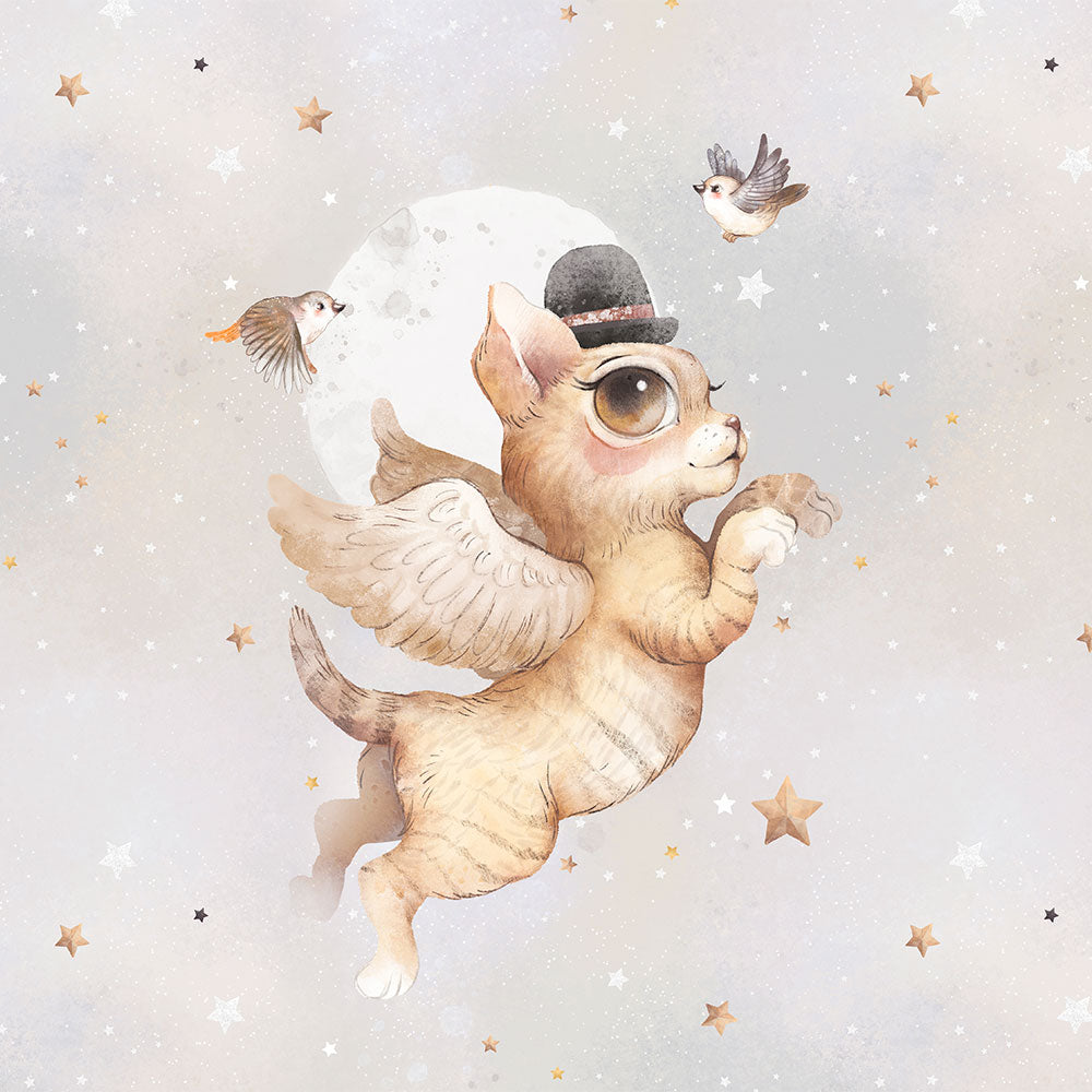 LR 60% PANEL ÖGLAD COLLEGE - DRÖMMIG VINTER FLYGANDE TIGER