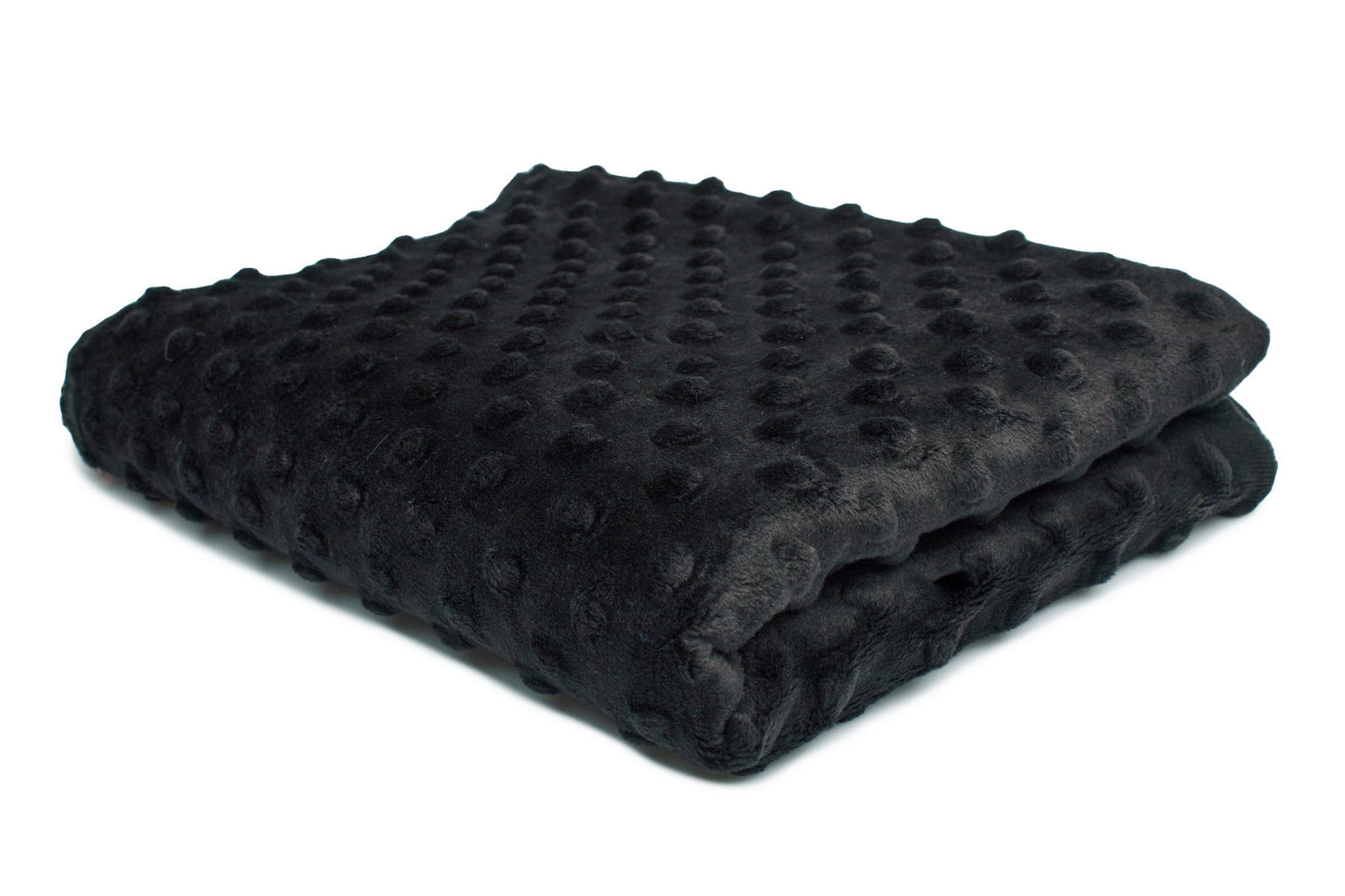 SISTA BITEN! MINKY PLOPPAR SVART 69CM