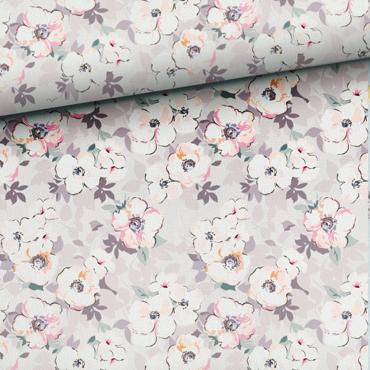 SISTA BITEN 40% JERSEY - SMÅ PASTELLBLOMMOR 45CM