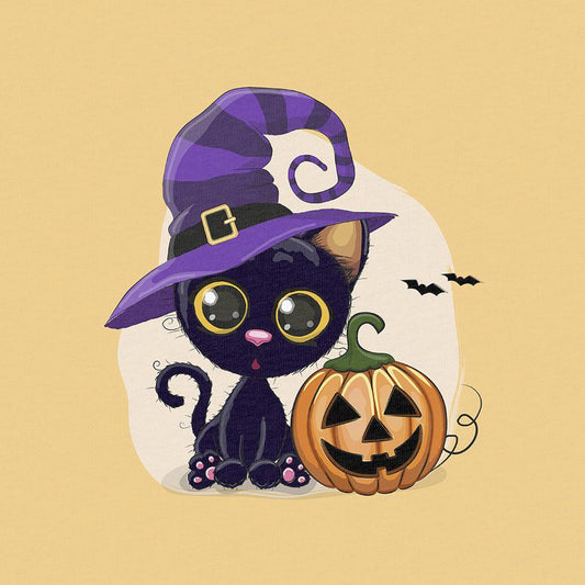 FÖRHANDSBOKNING! PANEL ÖGLAD COLLEGE - SÖTNOSAR HALLOWEEN KATT & PUMPA