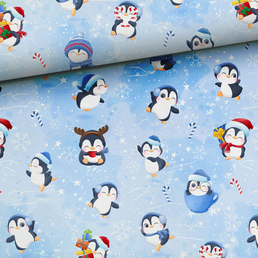 SISTA BITEN CA 220CM ÖGLAD COLLEGE - XMAS PENGUINS