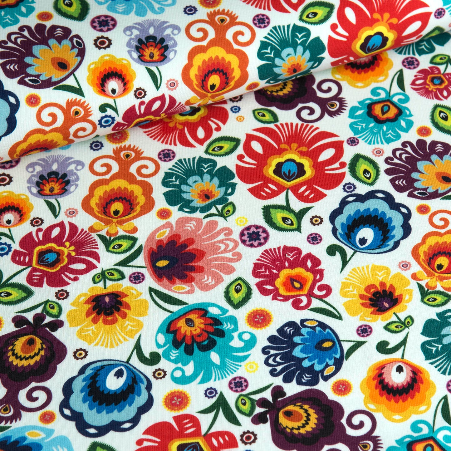 FÖRHANDSBOKNING! JERSEY - STORA BLOMMOR ALA RETRO LJUS