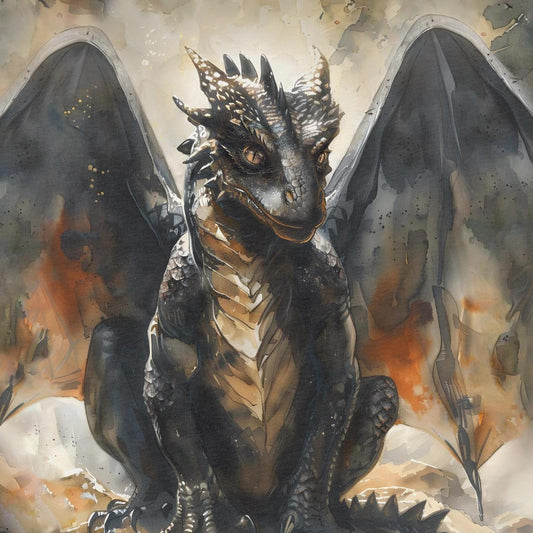 FÖRHANDSBOKNING! PANEL 55X73CM ÖGLAD COLLEGE - DRAKEN