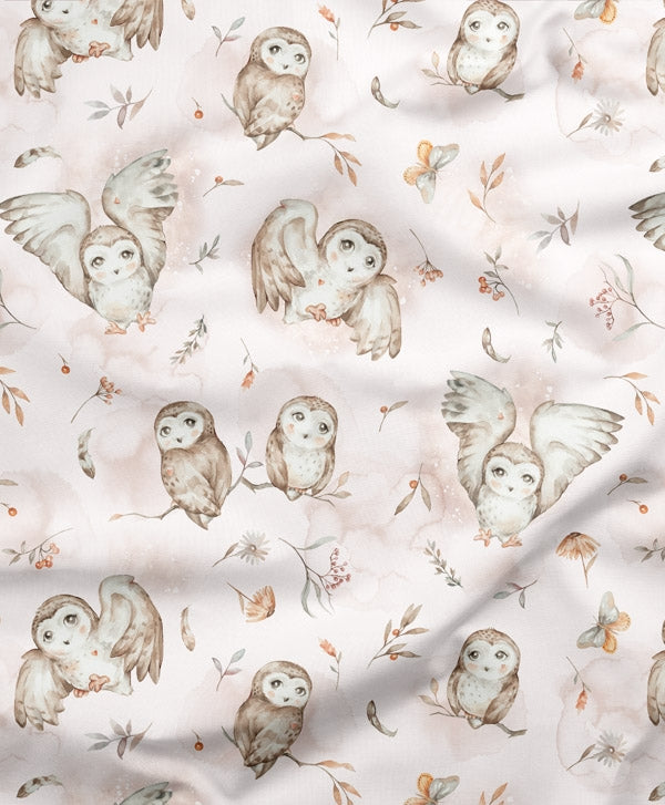 LR 60% SATINVÄVD BOMULL - UGGLISH LIGHTPINK