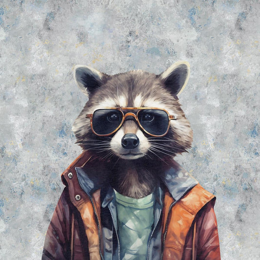 FÖRHANDSBOKNING! PANEL 55X73CM ÖGLAD COLLEGE - ROSTIGT MATCHTYG TVÄTTBJÖRN