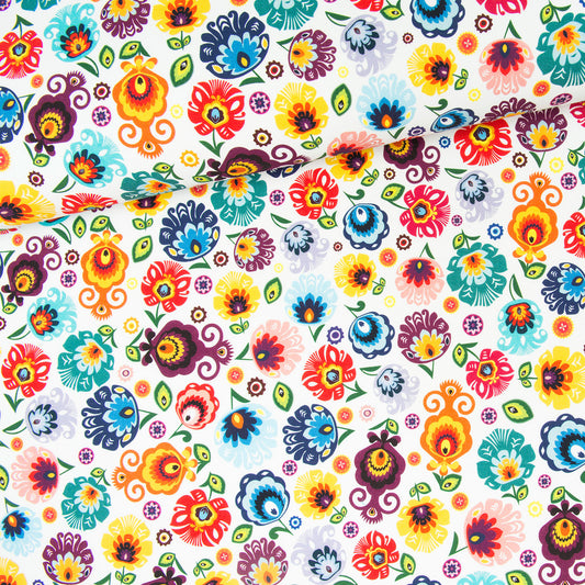 FÖRHANDSBOKNING 8! JERSEY - SMÅ BLOMMOR ALA RETRO LJUS