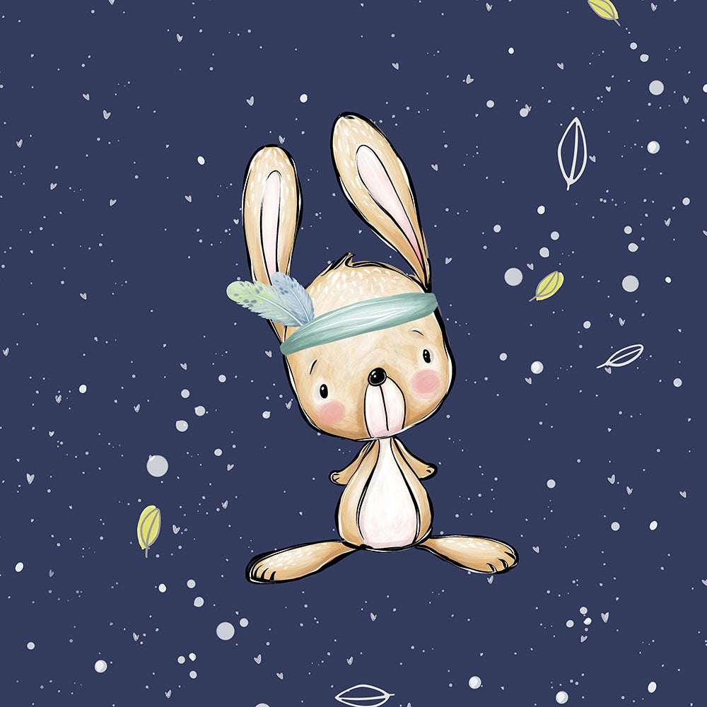 LR 60% PANEL ÖGLAD COLLEGE - FOREST BUNNY BLUE