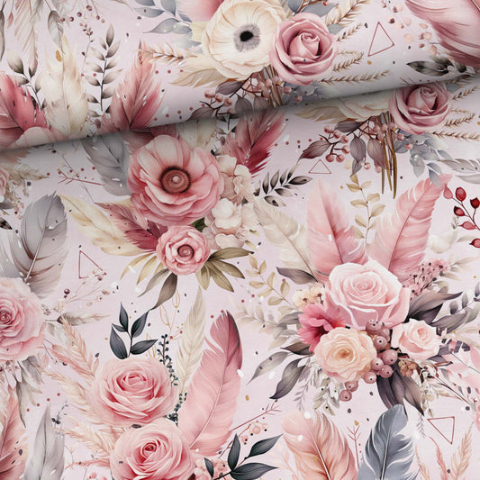 FÖRHANDSBOKNING! ÖGLAD COLLEGE - ROSA VACKRA BOHO BLOMMOR