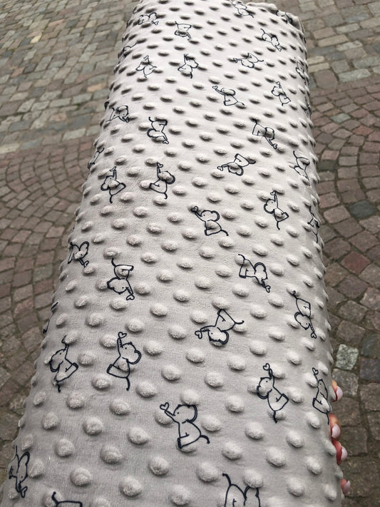 SISTA BITEN! MINKY ELEPHANTS - SAND 103CM