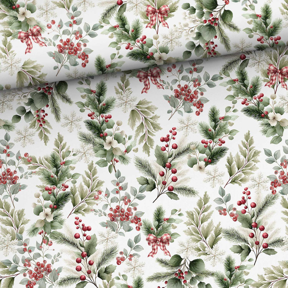 FÖRHANDSBOKNING! VÄVD BOMULL - VINTERNALLE MATCHTYG