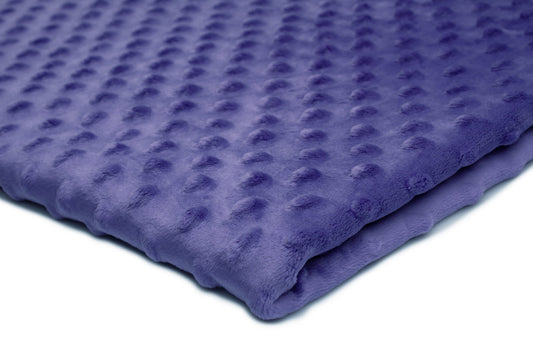 SISTA BITEN 50%! MINKY PLOPPAR LILA 90CM