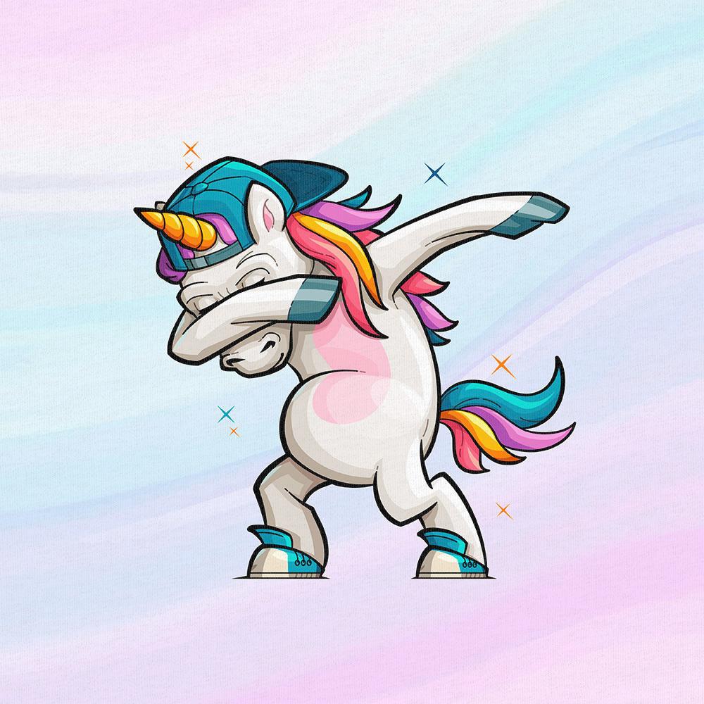 FÖRHANDSBOKNING 8! PANEL ÖGLAD COLLEGE - PASTELLVÅGOR DABBING UNICORN