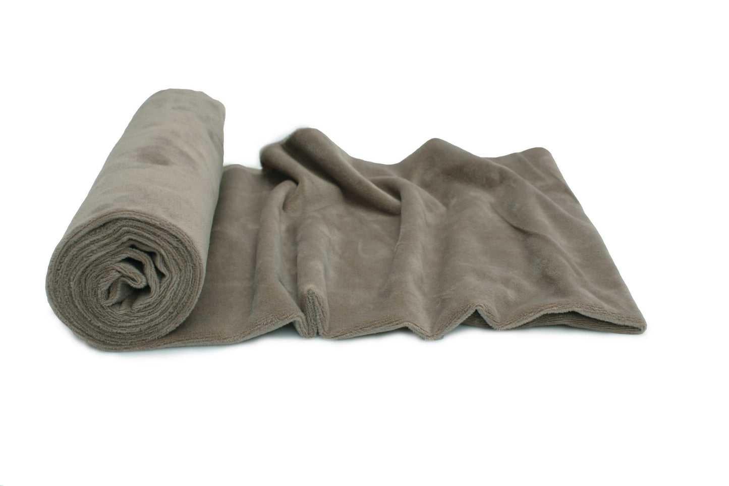 SISTA BITEN 50%! MINKY SAMMET CAPPUCCINO 64CM