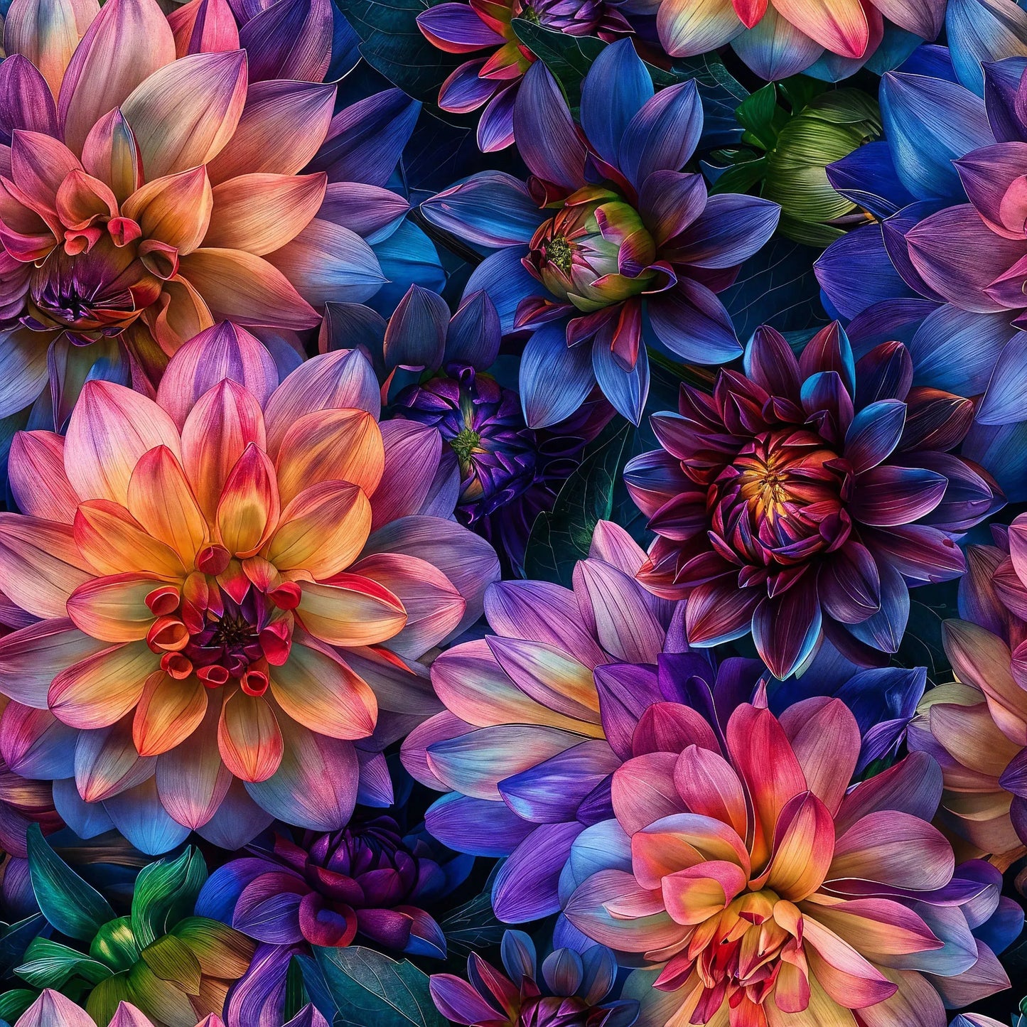 NYHET! ÖGLAD COLLEGE - FÄRGGLAD DAHLIA