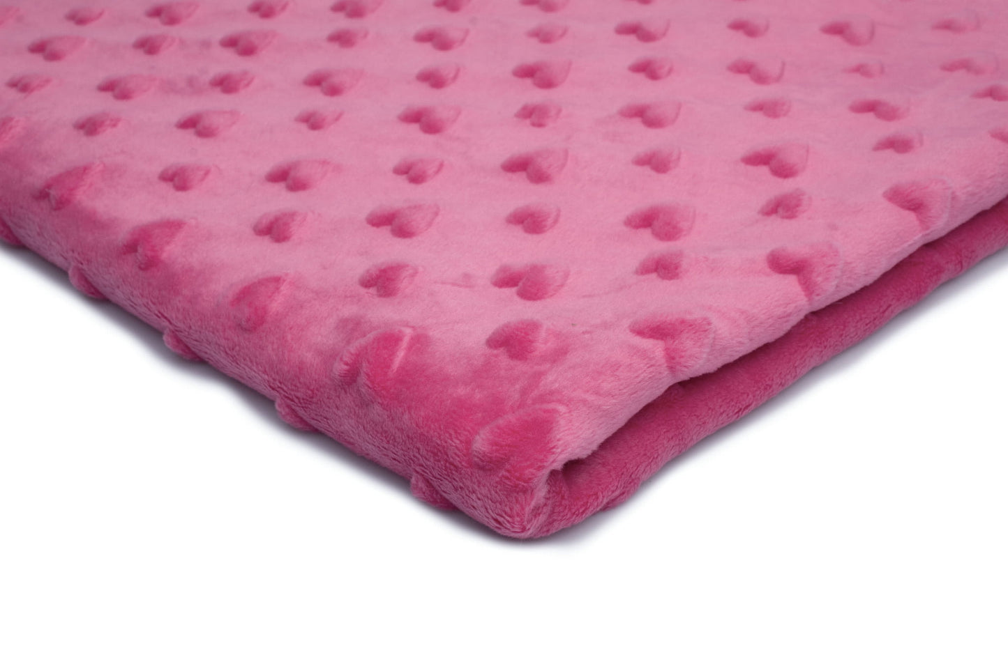 SISTA BITEN 50%! MINKY HJÄRTA FUCHSIA 83CM