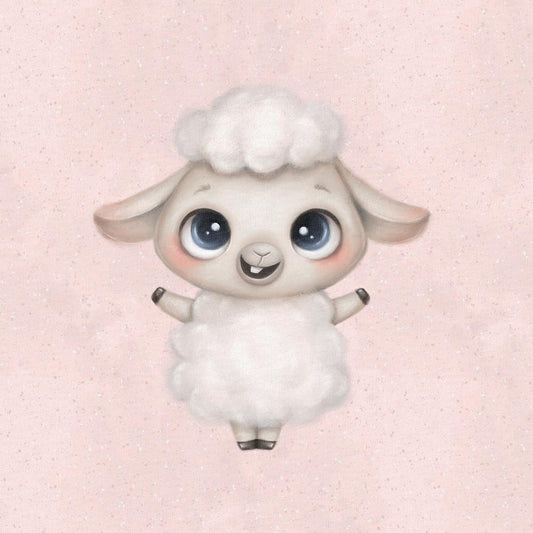 LR 60% PANEL ÖGLAD COLLEGE - LITTLE SWEETIES LIGHTPINK LAMB