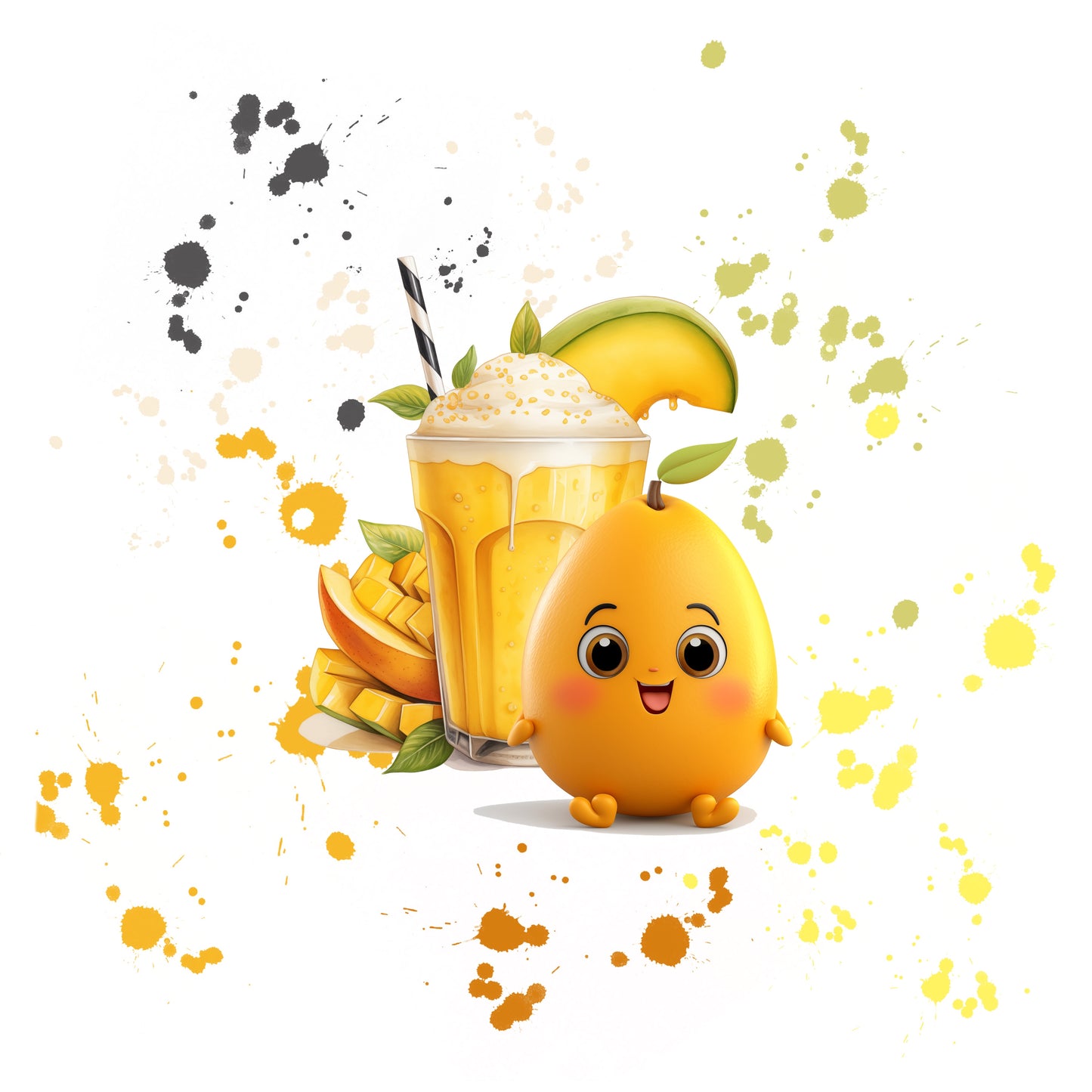 LR 60% PANEL JERSEY - SMOOTHIE FEST MANGO