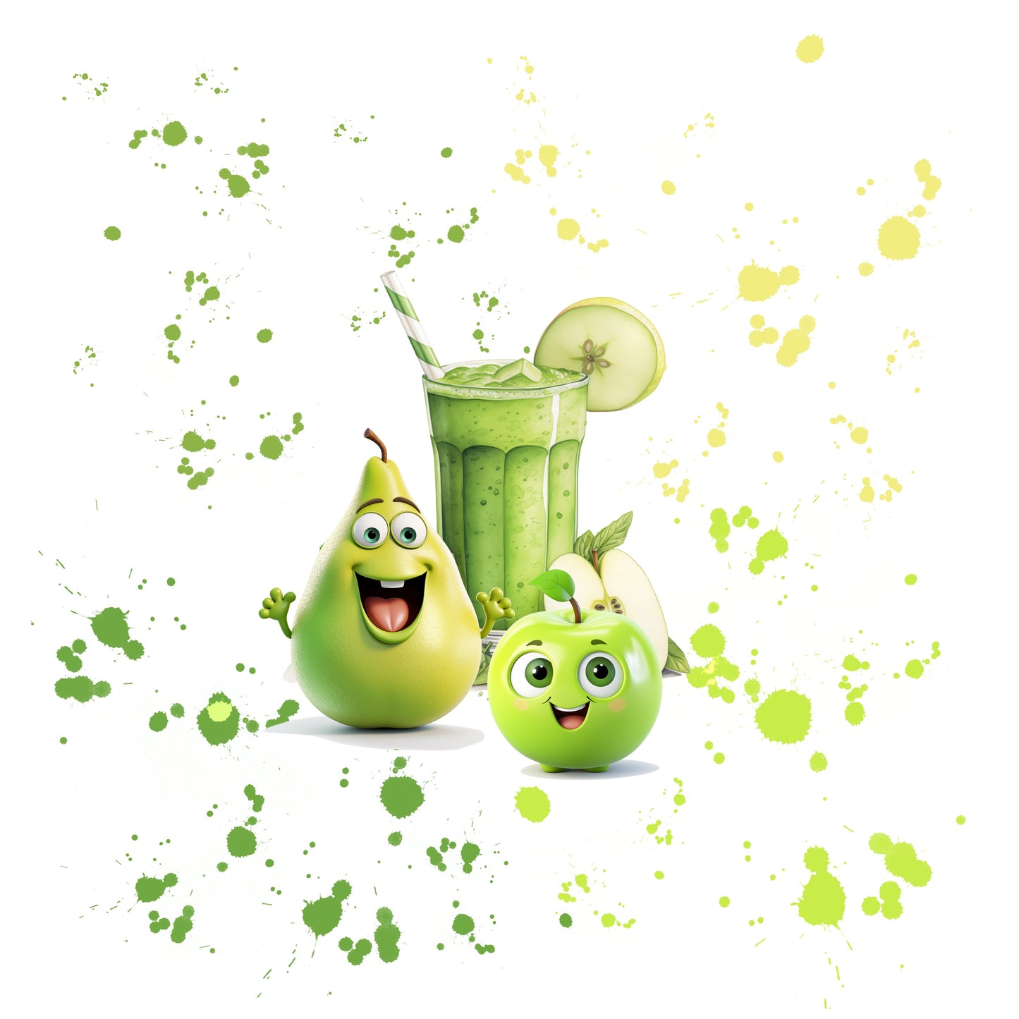 LR 60% PANEL JERSEY - SMOOTHIE FEST PÄRON & ÄPPLE