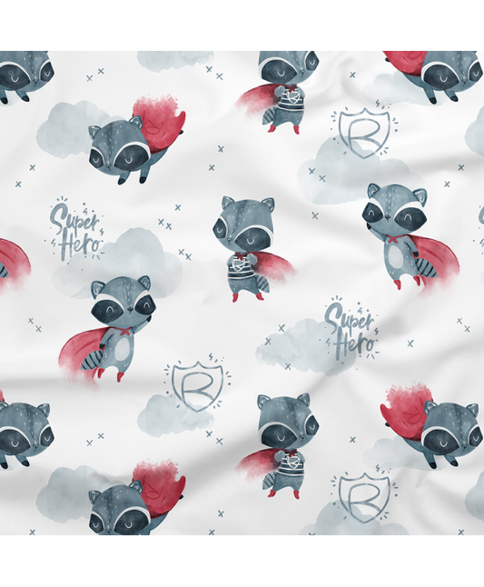LR 60% JERSEY - SUPERHERO RACOON