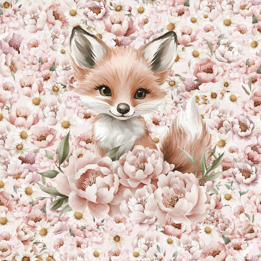 FÖRHANDSBOKNING 8! PANEL ÖGLAD COLLEGE - VILDA VÄNNER MED BLOMMOR RÄV